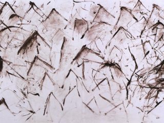 Χωρίς Τίτλο - ακρυλικό σε χαρτί, 150x300εκ, 1997