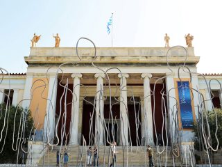 Διερχόμενοι - Εικαστική εγκατάσταση για τα 150 χρόνια από την ίδρυση του Εθνικού Αρχαιολογικού Μουσείου Αθηνών – Εθνικό Αρχαιολογικό Μουσείο Αθηνών, 2016
